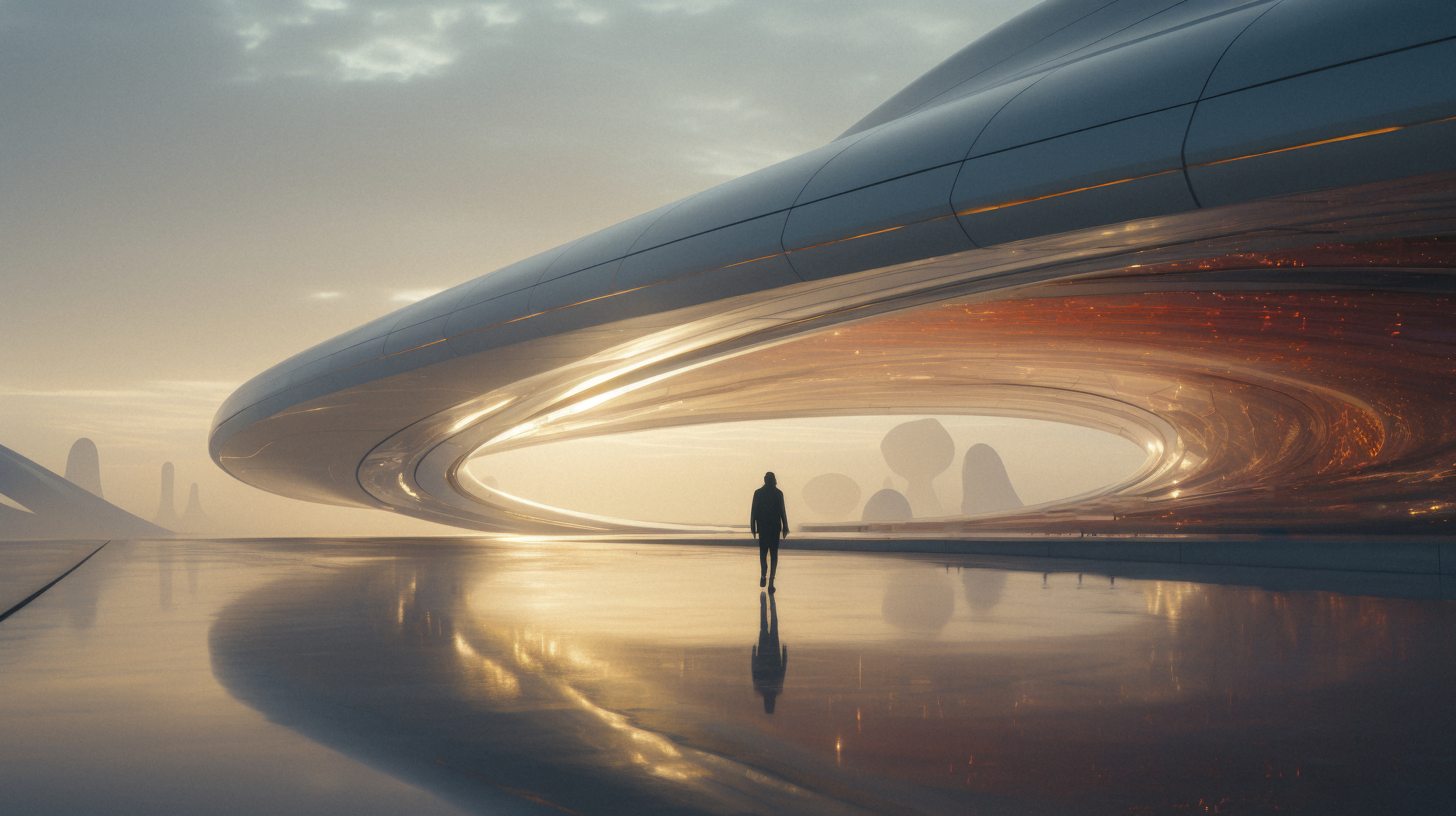 Technology Beyond Tomorrow - Modern tech workspace with AI and automation